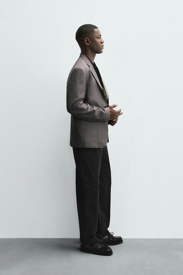 PANTALON CHINO STRAIGHT FIT - Noir de Zara - Image 3