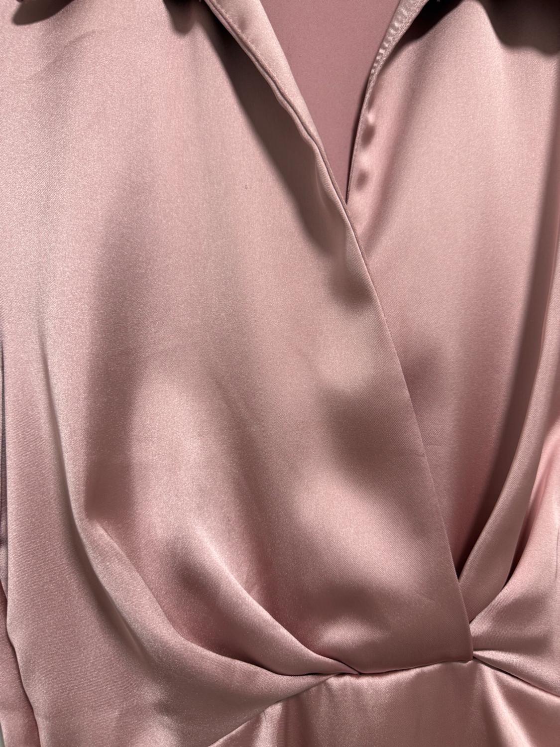 SHORT SATIN DRESS - Image 4