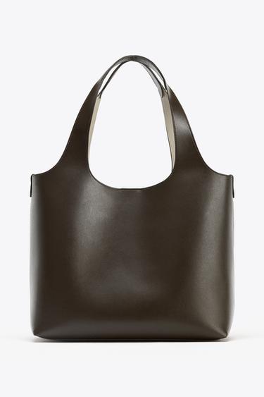 SAC SHOPPER - Chocolat de Zara