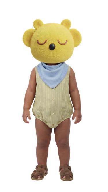 СМУГАСТИЙ КОМБІНЕЗОН ЗІ 100% ЛЬОНУ - Зелений Zara