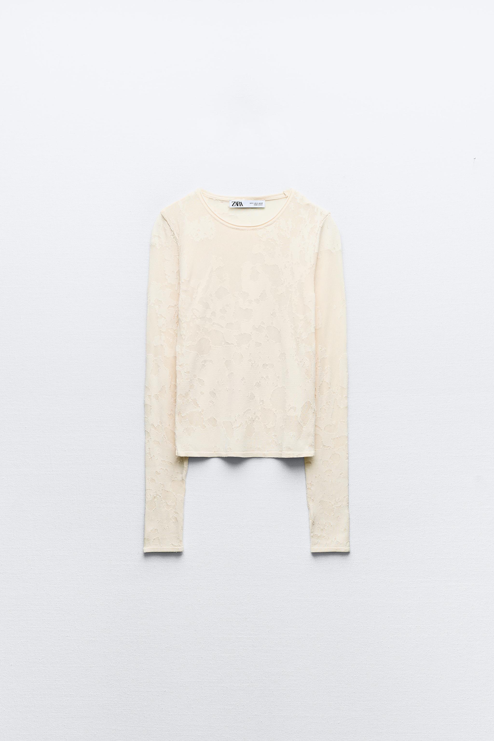 JACQUARD KNIT TOP