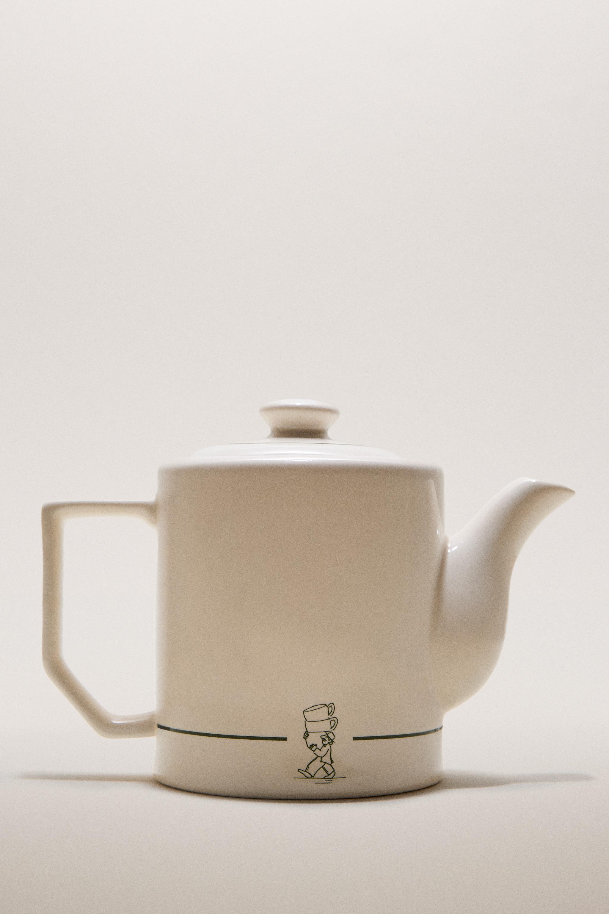 STONEWARE TEAPOT