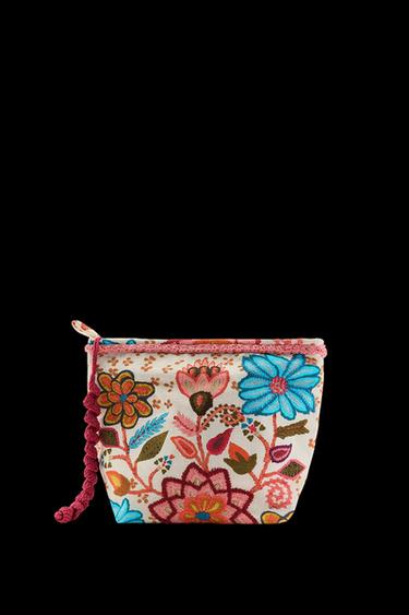 NECESSAIRE MIT BLUMENSTICKEREI - Bunt von Zara - Bild 0