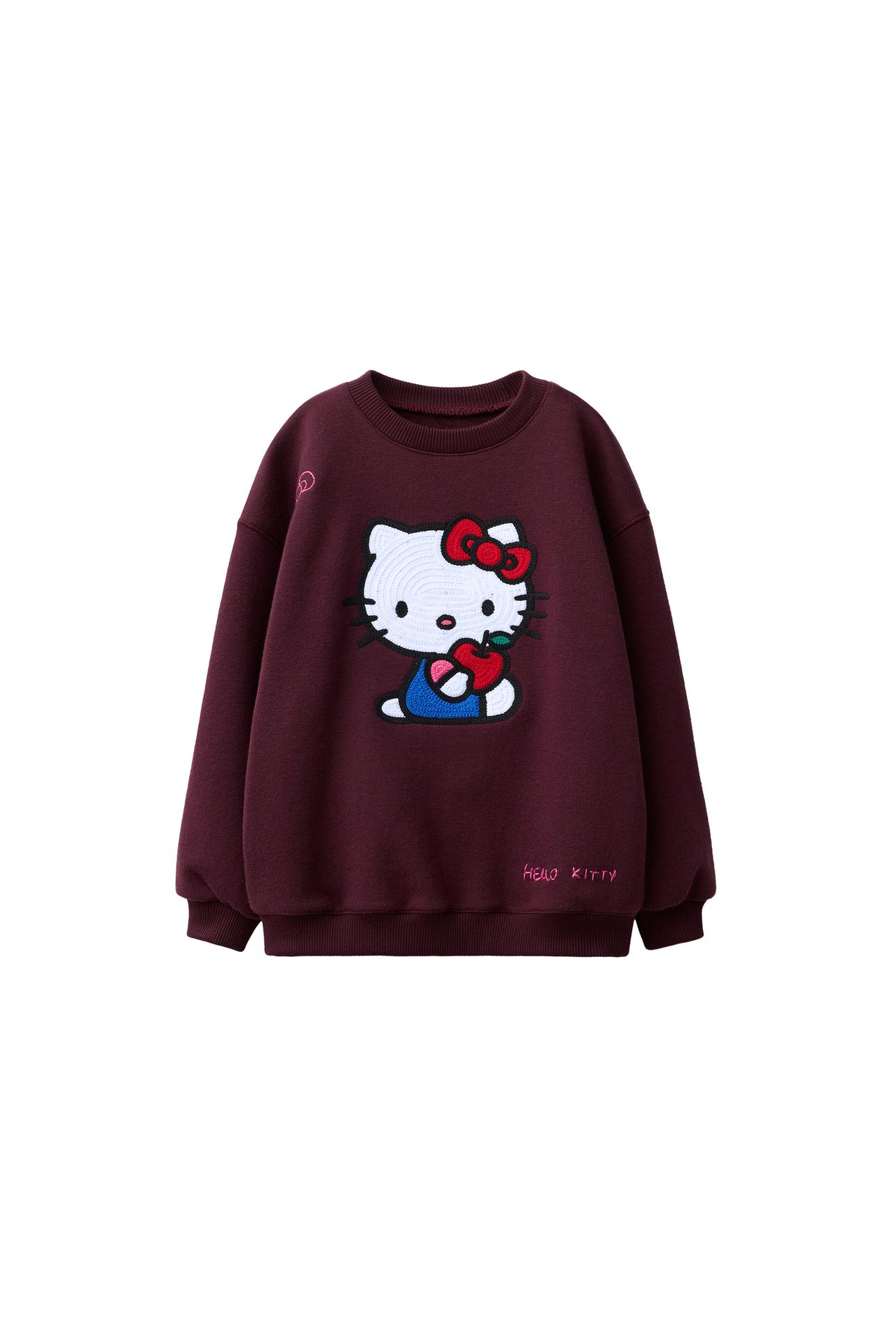 Свитшот с вышивкой HELLO KITTY © SANRIO