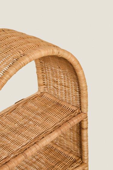 ÉTAGÈRE ENFANT ROTIN OVALE - Beige clair de Zara - Image 2