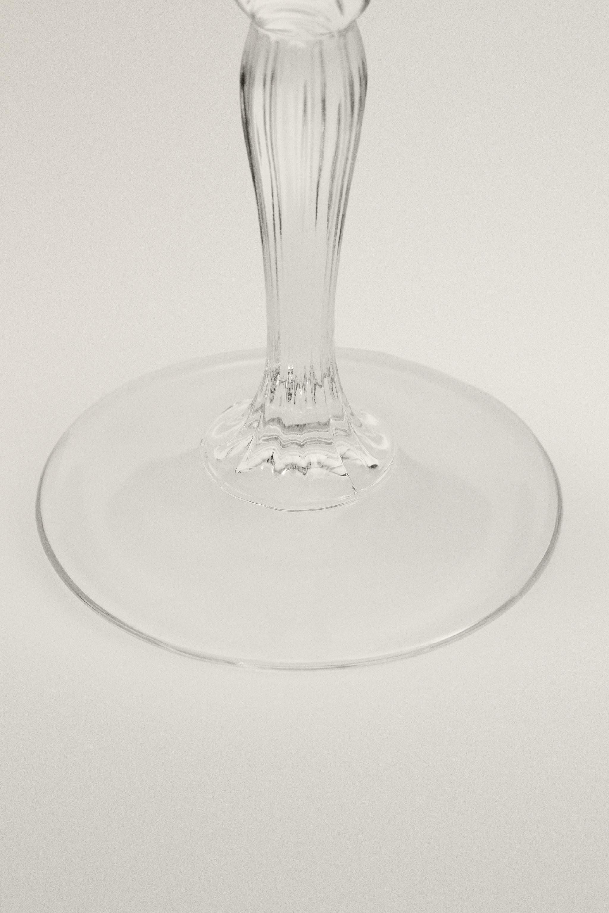 VERRE À VIN TAILLÉ CRISTALLIN