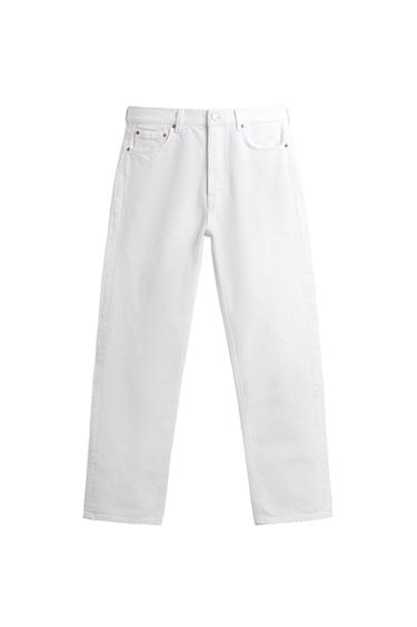 ΤΖΙΝ STRAIGHT ANKLE FIT LIMITED EDITION - Λευκό του Zara