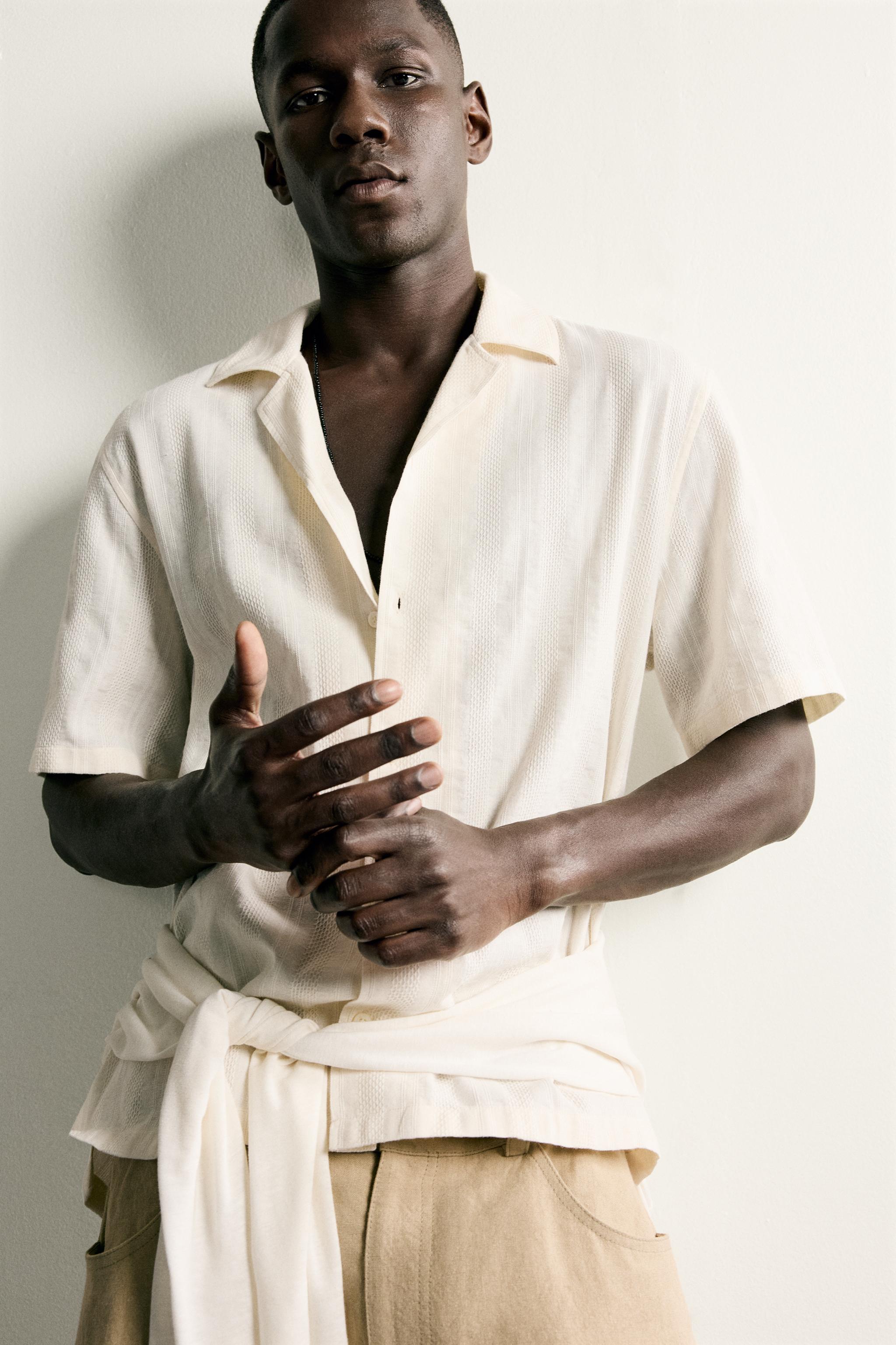 REGULAR FIT JACQUARD SHIRT