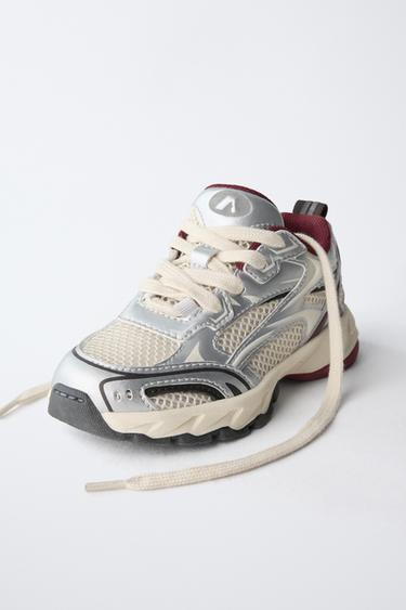 METALLIC TRAINERS - Multicoloured by Zara - Image 2