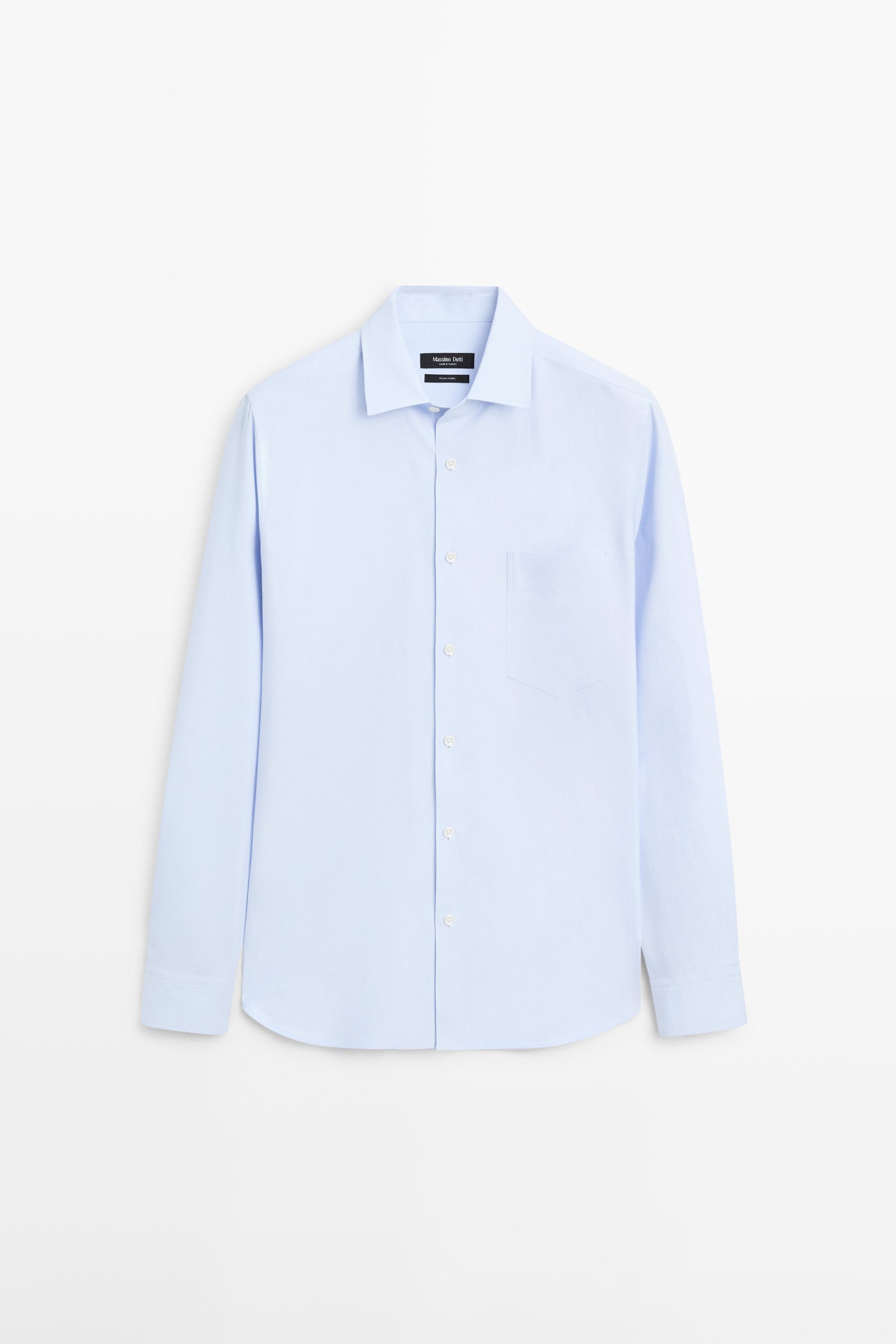 Chemise slim en coton