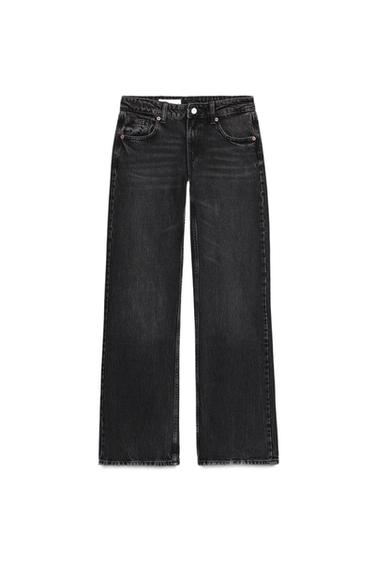 TRF WIDE-LEG LOW-RISE JEANS