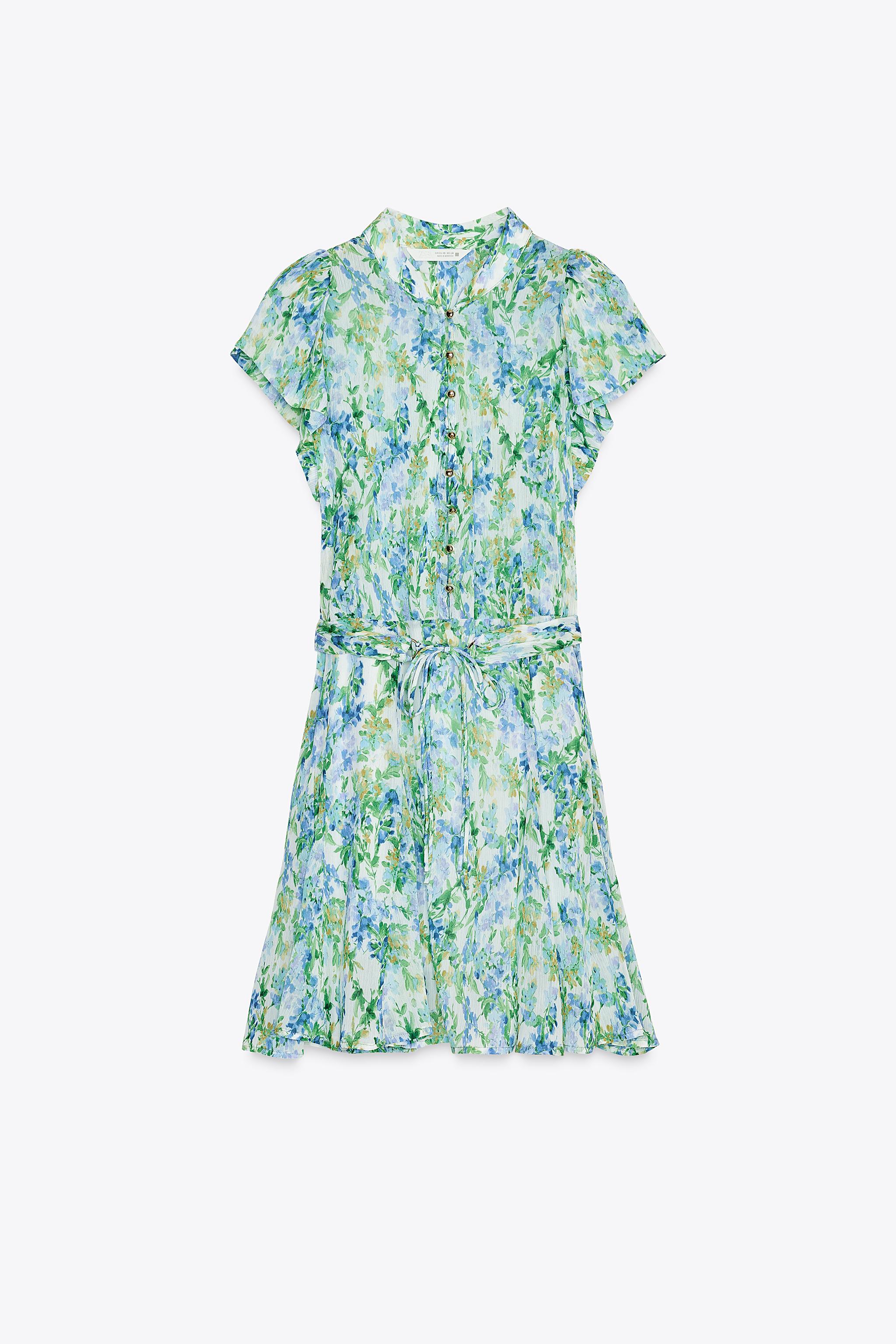 PRINTED MINI DRESS - Multicolored | ZARA United States