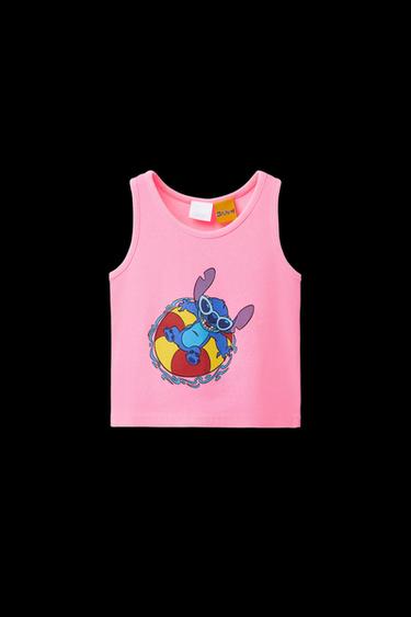 LILO & STITCH © DISNEY RIBBED VEST TOP - Pink by Zara - Image 0