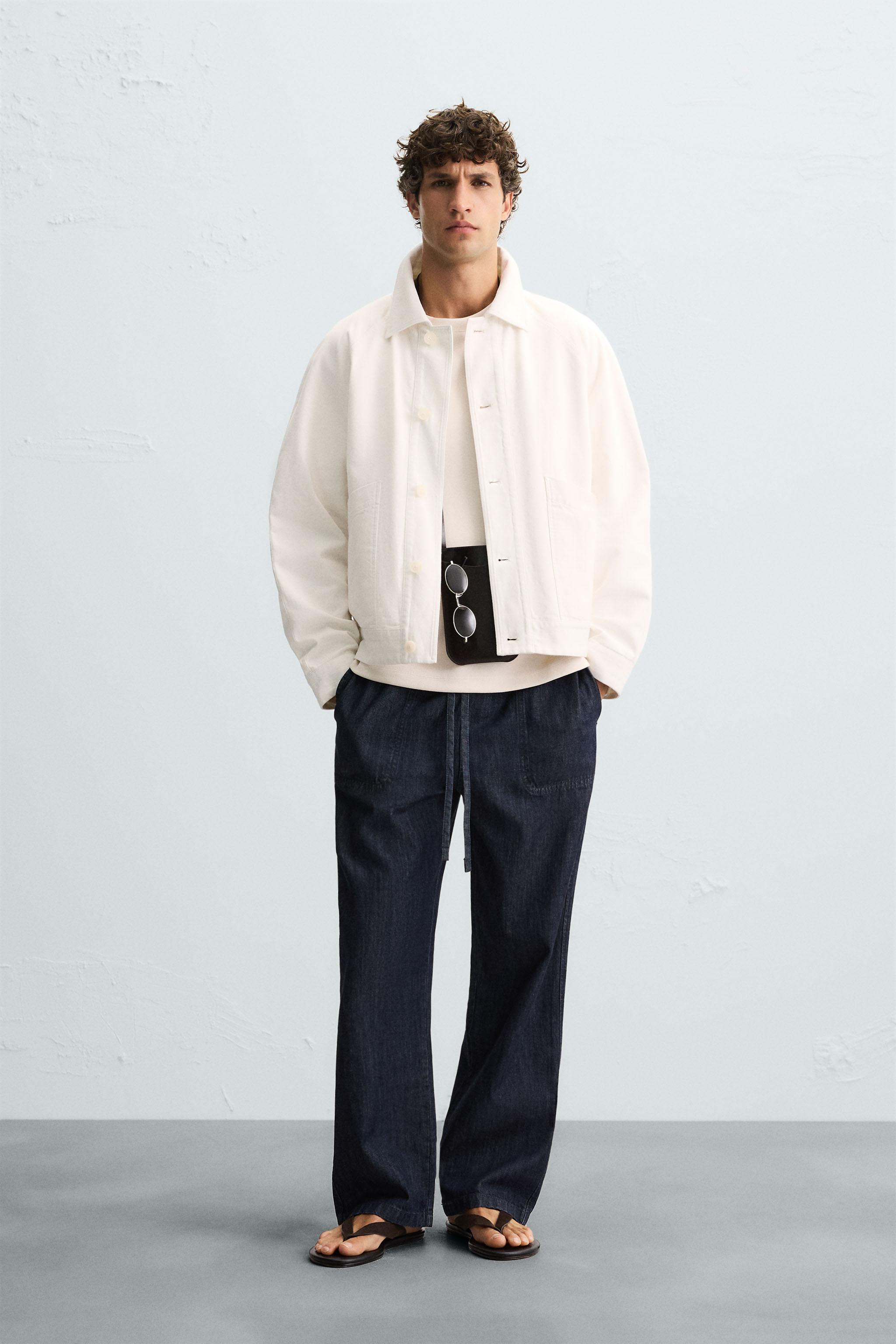 VESTE LIN - COTON