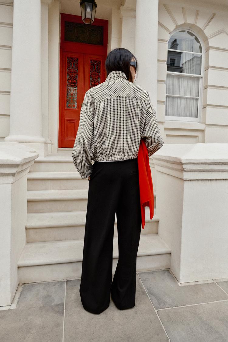 Chaqueta bomber de cuadros 7