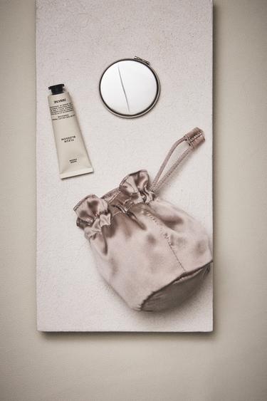 SAC BOURSE SOIE - Blanc écru de Zara - Image 5