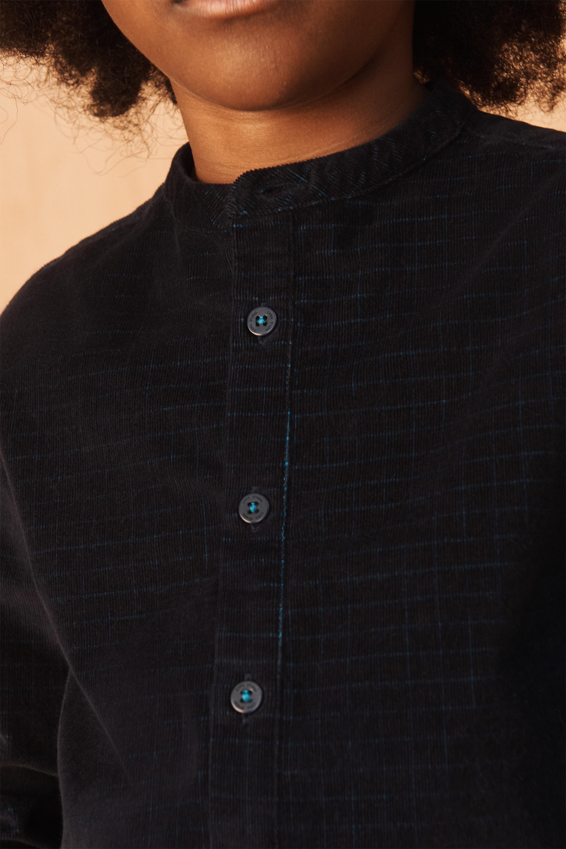 LIMITED EDITION STRIPED MICRO CORDUROY SHIRT