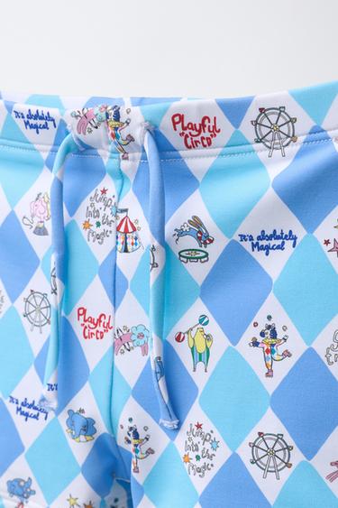 BOXER DE BAIN IMPRIMÉ CIRQUE 2-6 ANS - Bleu / Blanc de Zara - Image 2