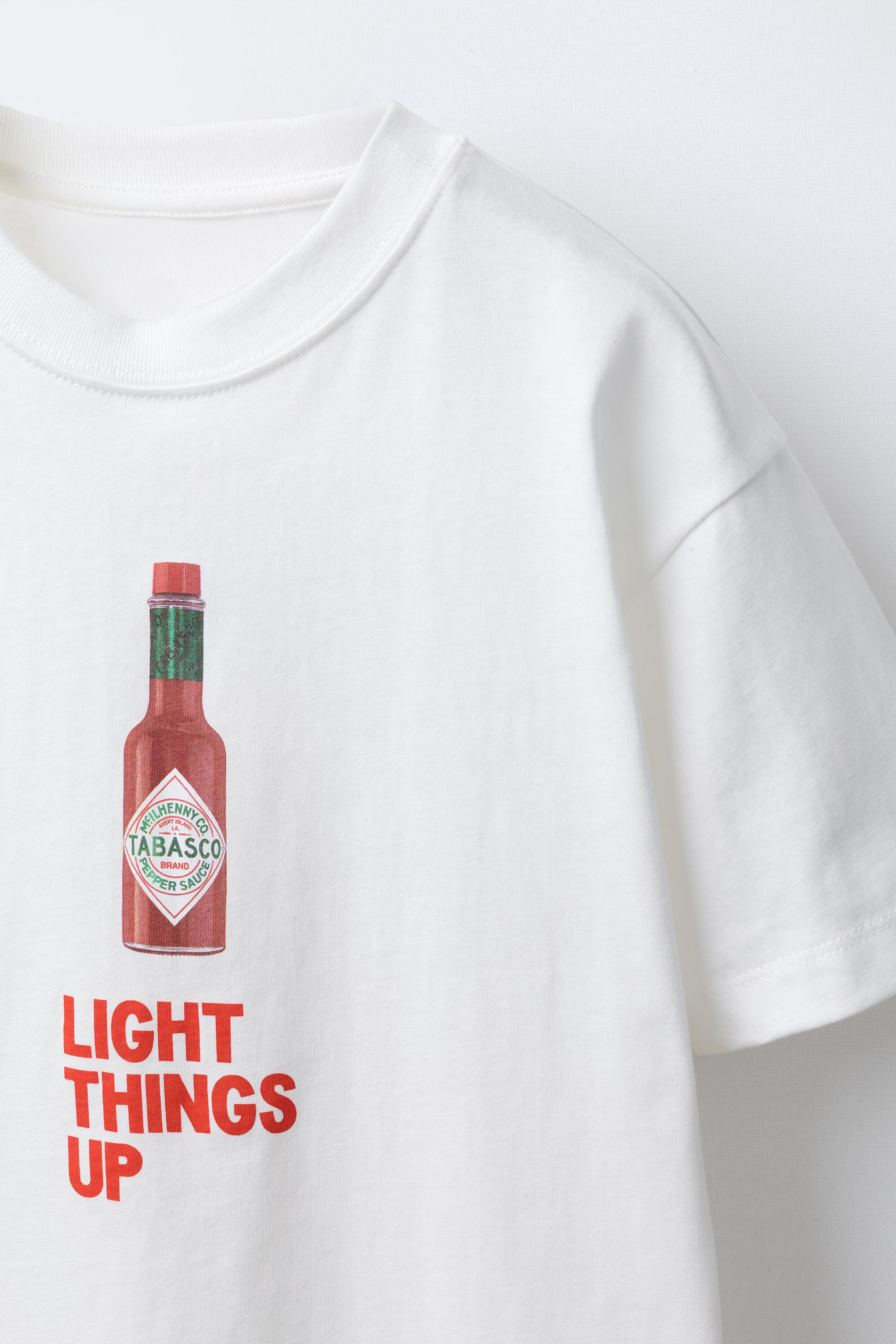 TABASCO。 TABASCO ® PRINT T-SHIRT - White | ZARA Canada
