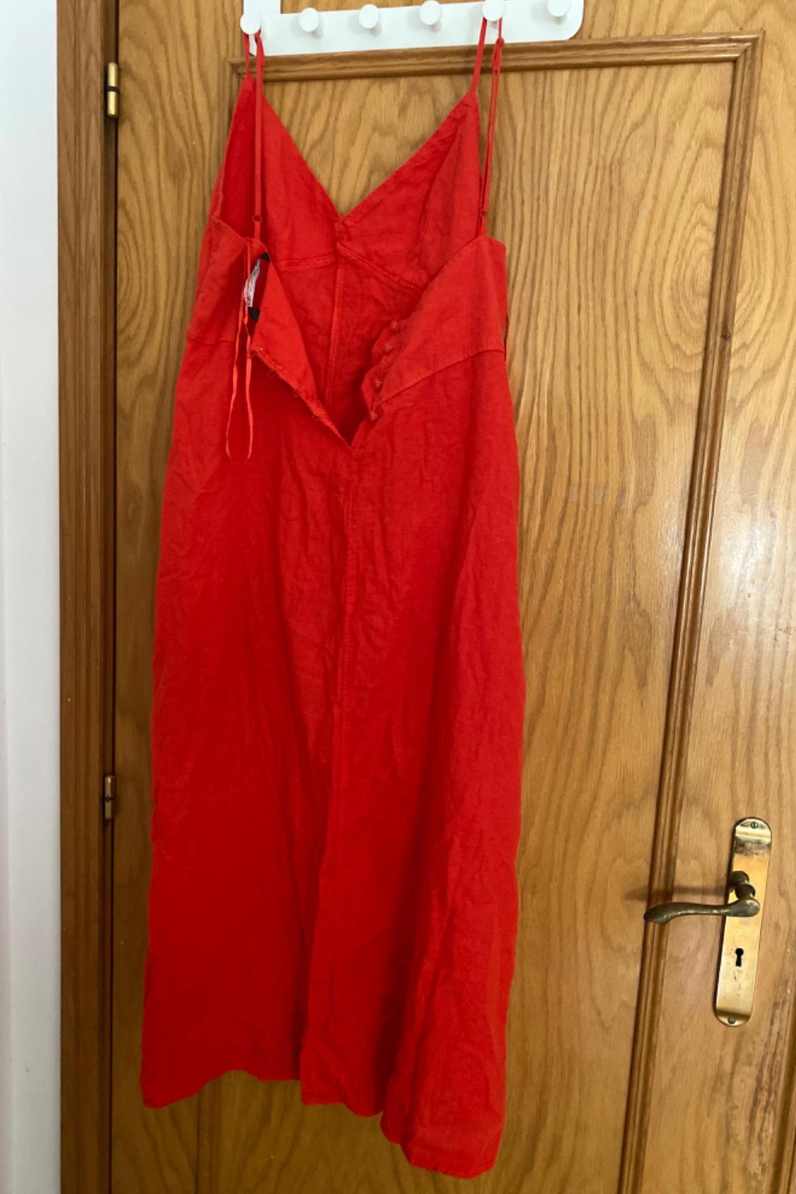 LINEN BLEND CAMISOLE DRESS - Image 3