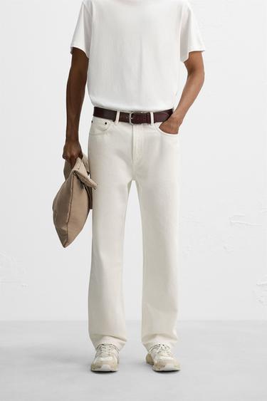 Zara Beyaz - STRAIGHT BİLEKTE JEAN