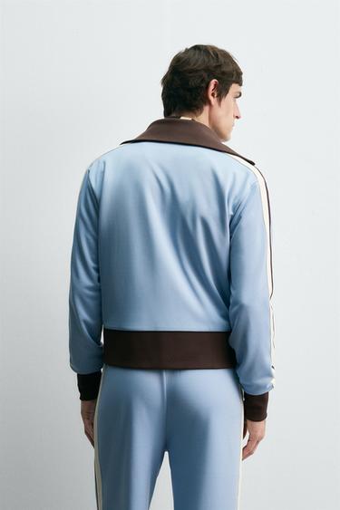 CONTRAST JOGGER JACKET HARRY LAMBERT FOR ZARA X DISNEY - Sky blue by Zara - Image 2