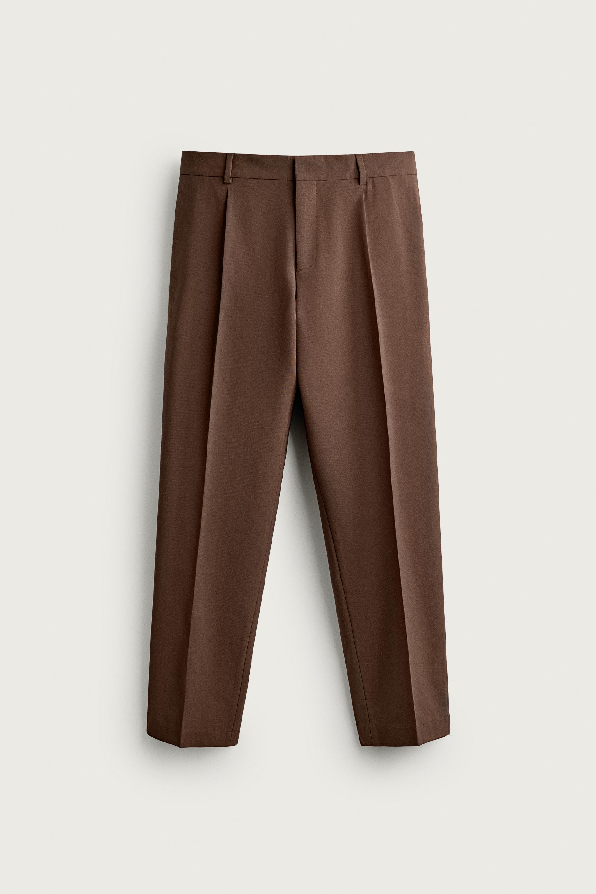REGULAR FIT SUIT PANTS