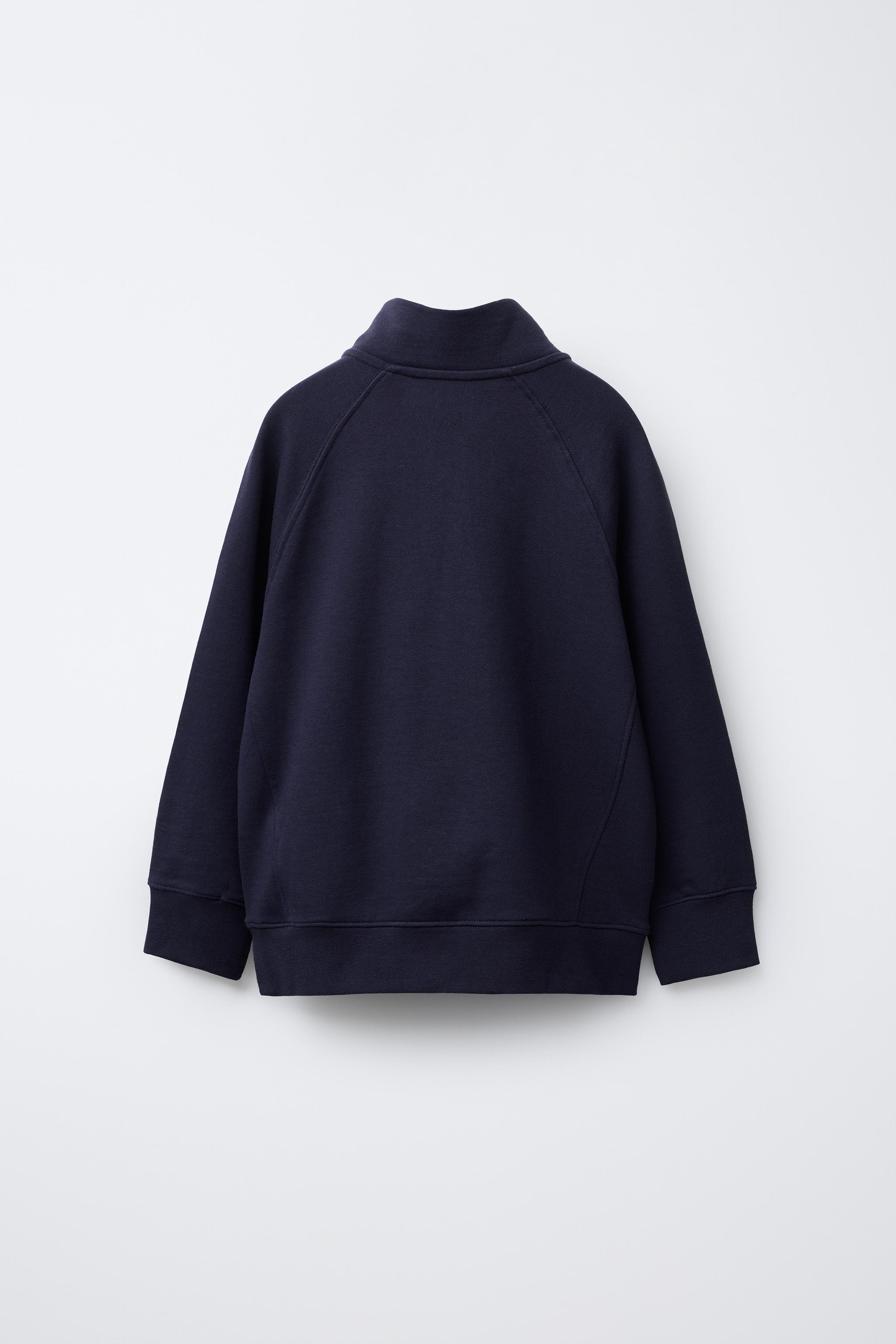 ZARA スウェット WASHED RELAXED FIT SWEATSHIRT - Washed petrol | ZARA United
