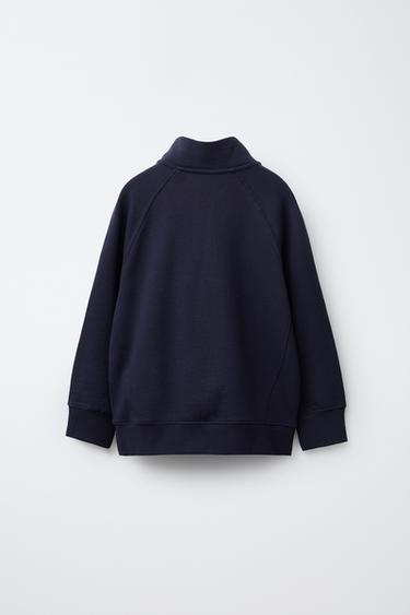 VARSITY JOGGING SWEATSHIRT - Navy blue by Zara - Image 1