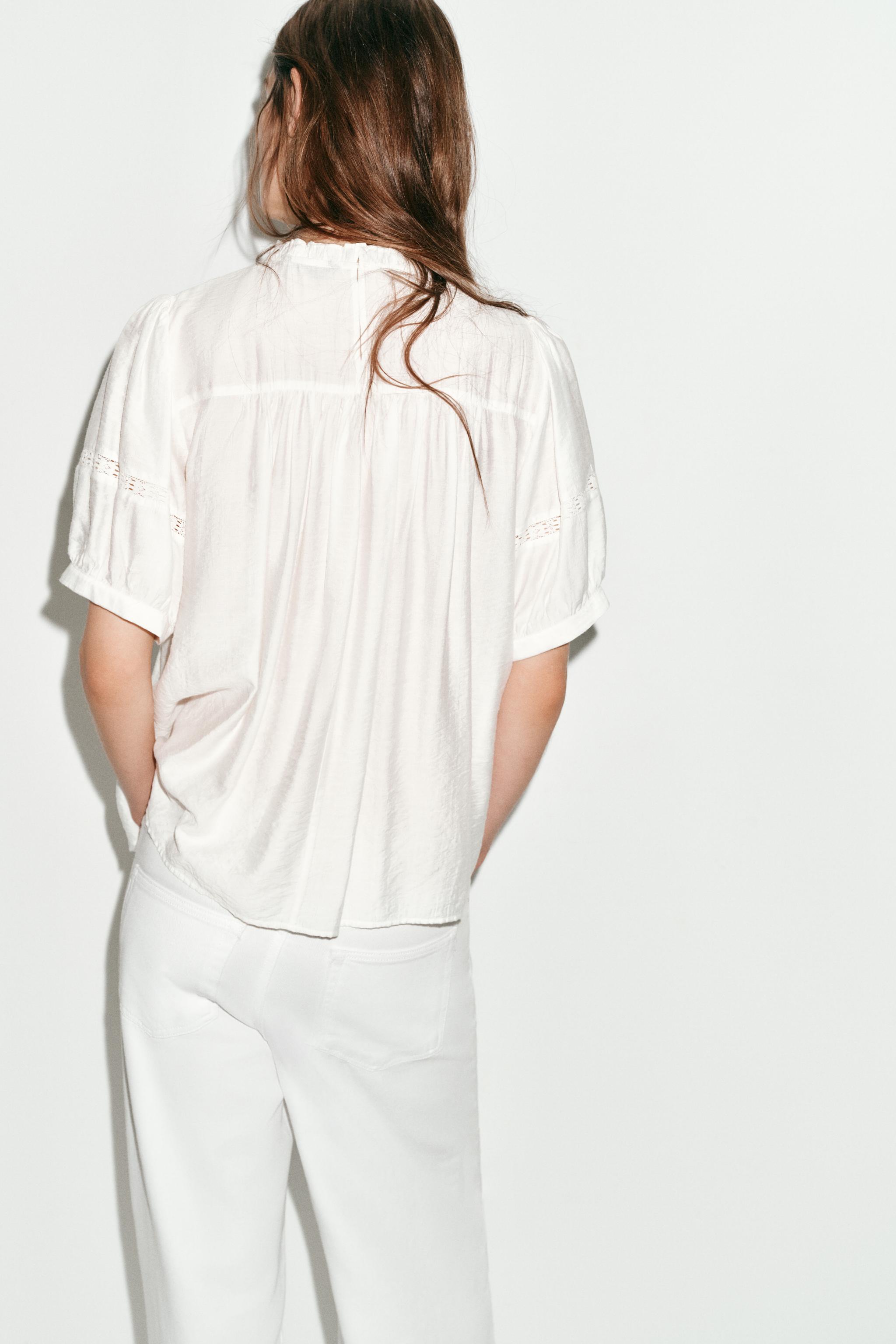 BLOUSE ROMANTIQUE À MANCHES BALLON