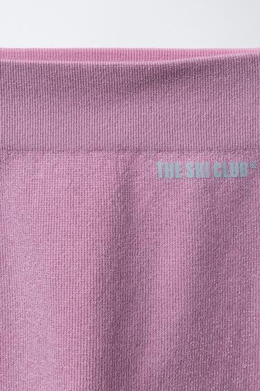 SHINY BREATHABLE SKI COLLECTION LEGGINGS - Pink / Mauve by Zara - Image 2