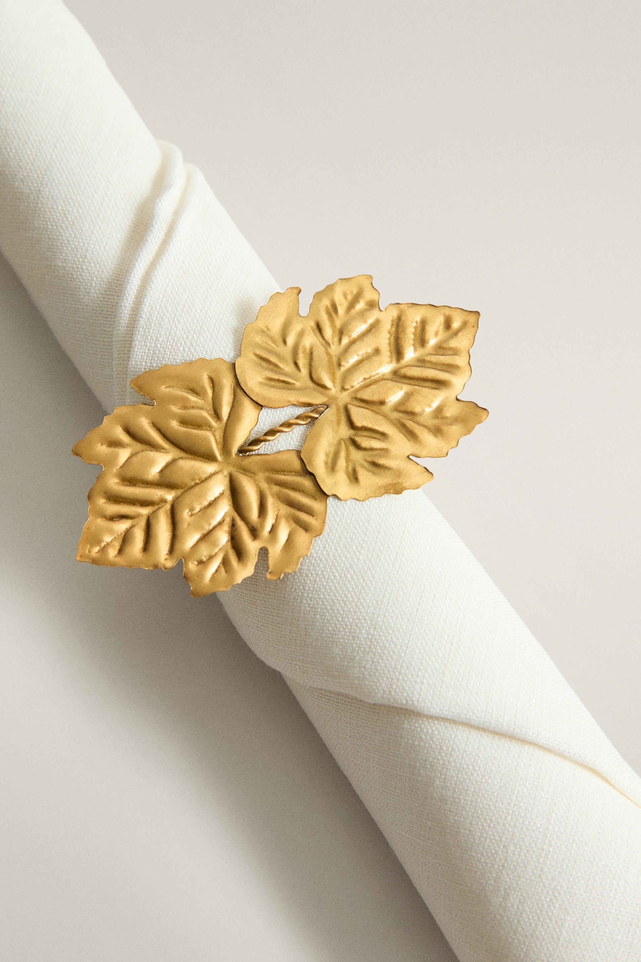 CHRISTMAS LEAF NAPKIN HOLDER PACK (PACK OF 2)