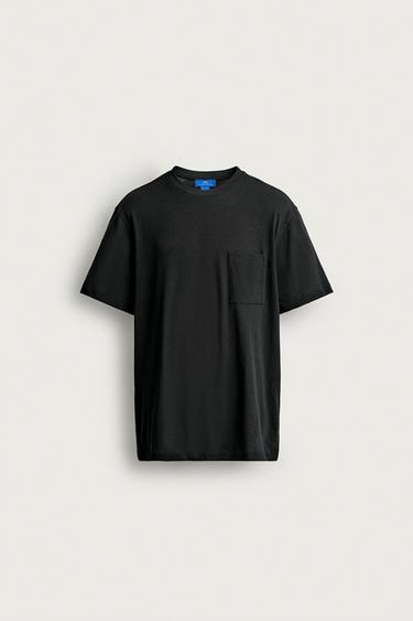 PLAYERA BOLSILLO AARON LEVINE X ZARA - Negro de Zara