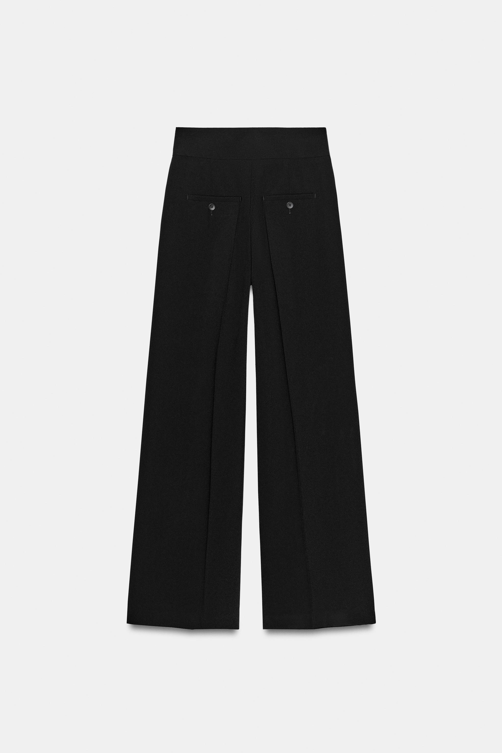HIGH-WAISTED WIDE LEG PANTS