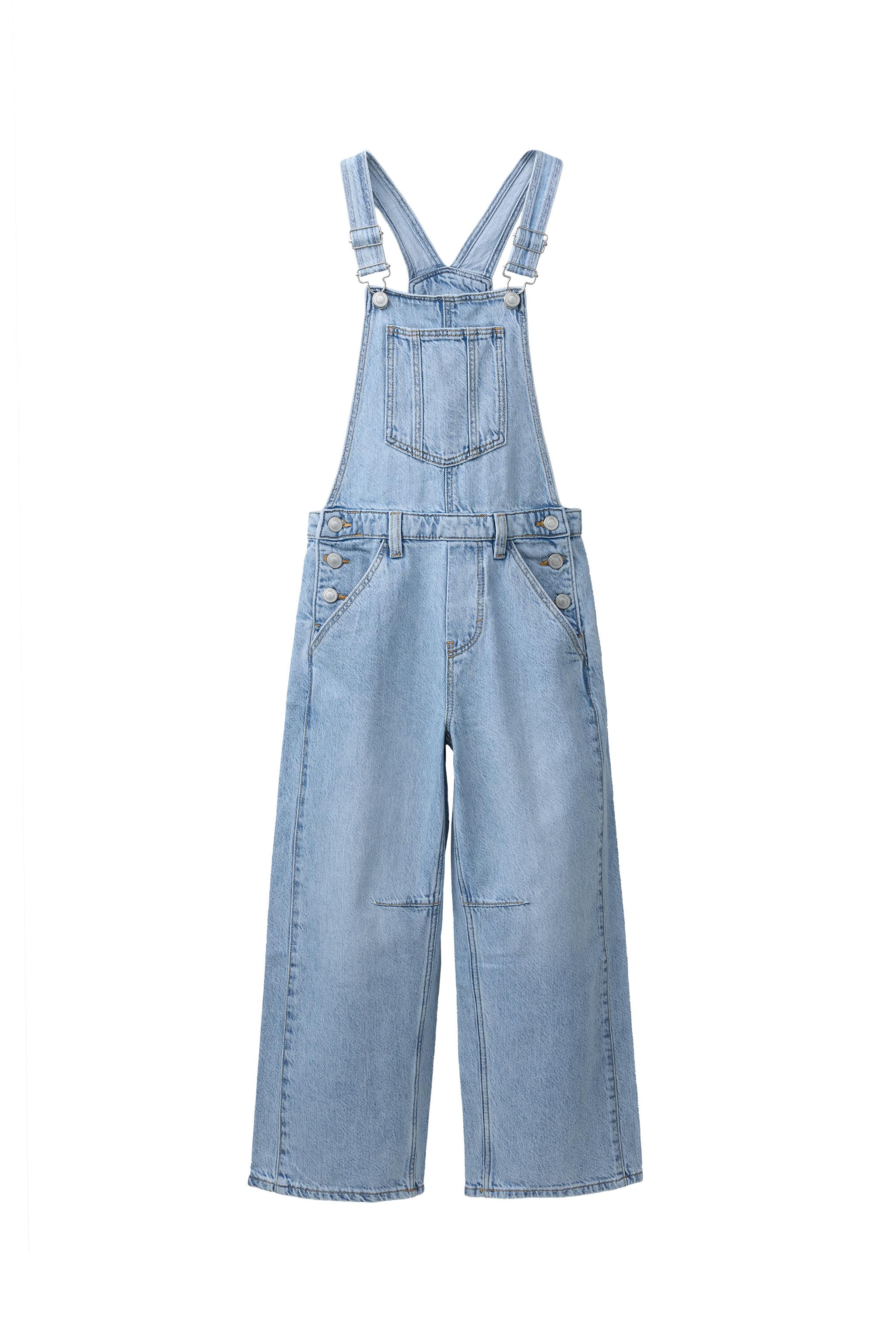 LONG DENIM DUNGAREES - Blue | ZARA South Africa