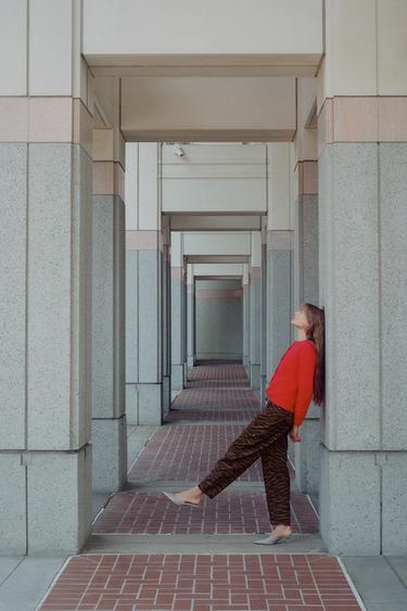 WOOL AND ALPACA CARDIGAN - Red by Zara - Image 2