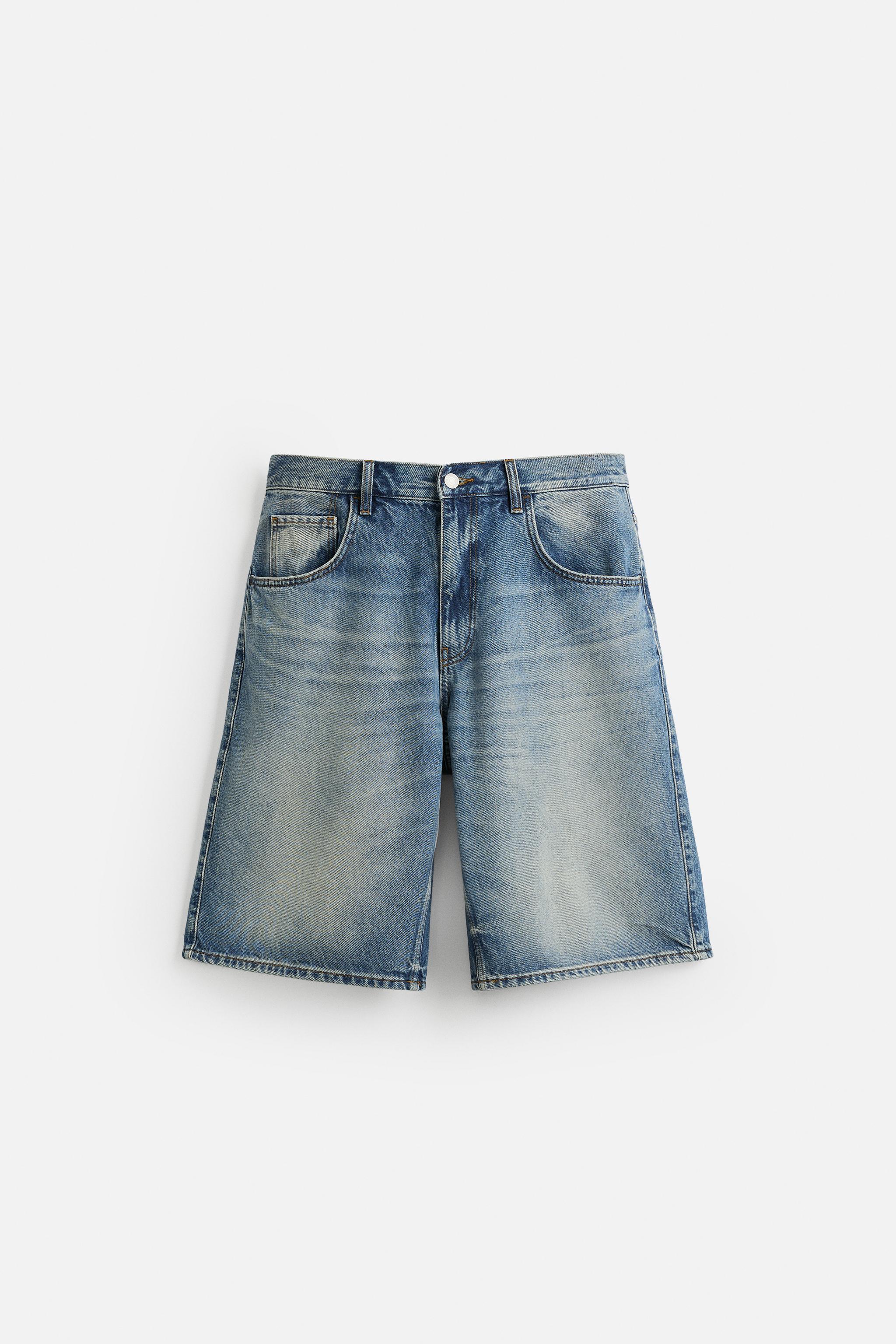 ZARA デニム ジョーツ デニムショーツ jorts ZARA バギーデニムショーツ ジョーツ - メルカリ