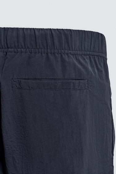 PANTALON TECHNIQUE COUPE DÉCONTRACTÉE - Bleu délavé de Zara - Image 7