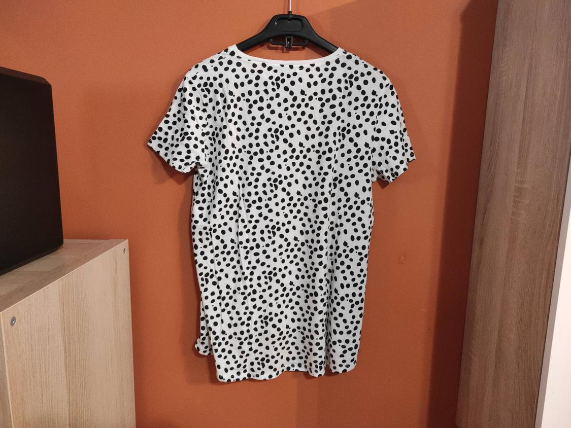 BASIC T-SHIRT WITH ASYMMETRIC HEM - Image 2