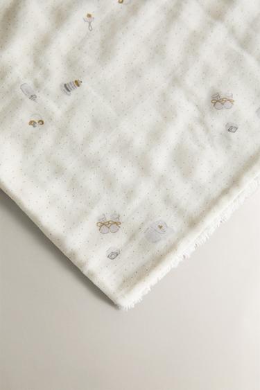 SERVIETTE DE BAIN BÉBÉ - Écru de Zara - Image 2