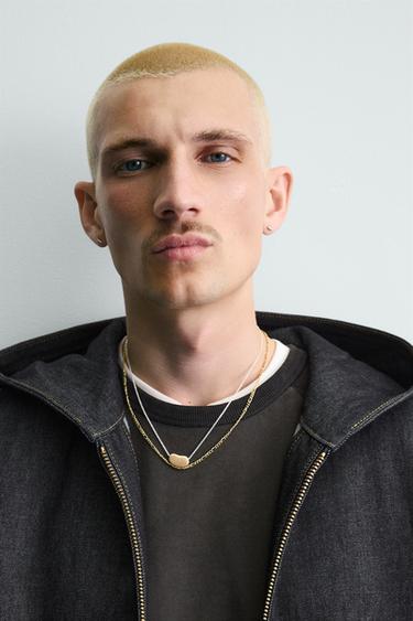 VESTE EN JEAN À CAPUCHE - Bleu de Zara - Image 5