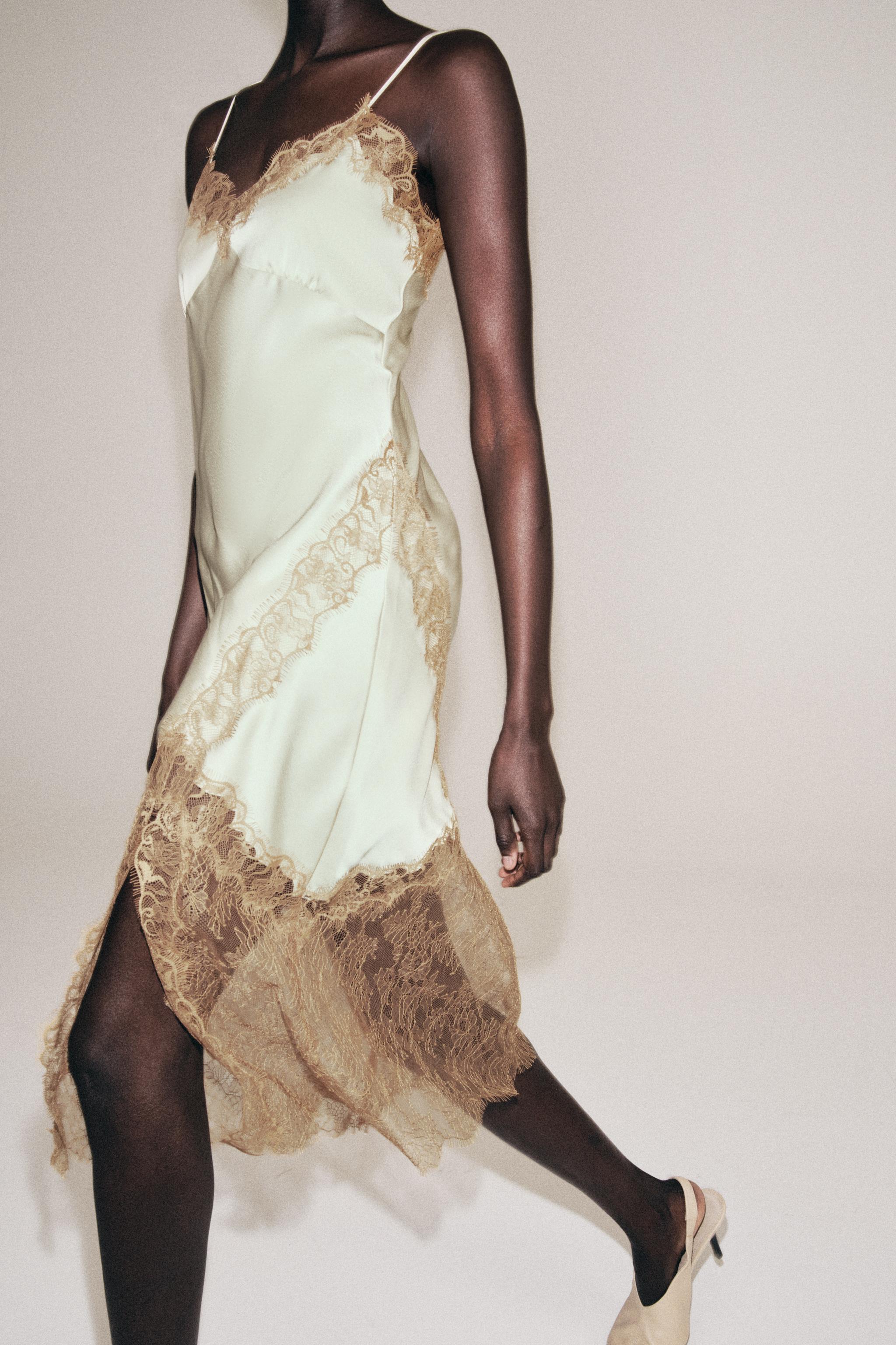 ZW COLLECTION LACE SLIP DRESS