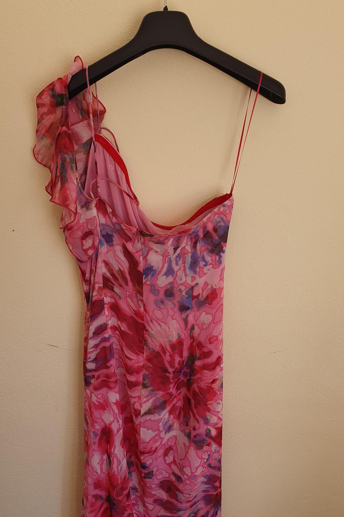 RUFFLED PRINTED DRESS - Image 4