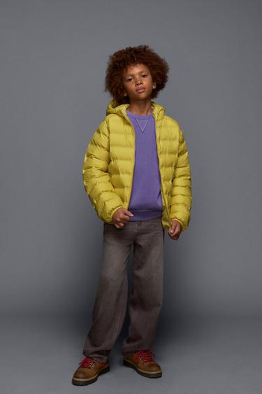Zara ULTRALIGHT WATER REPELLENT JACKET - Yellow
