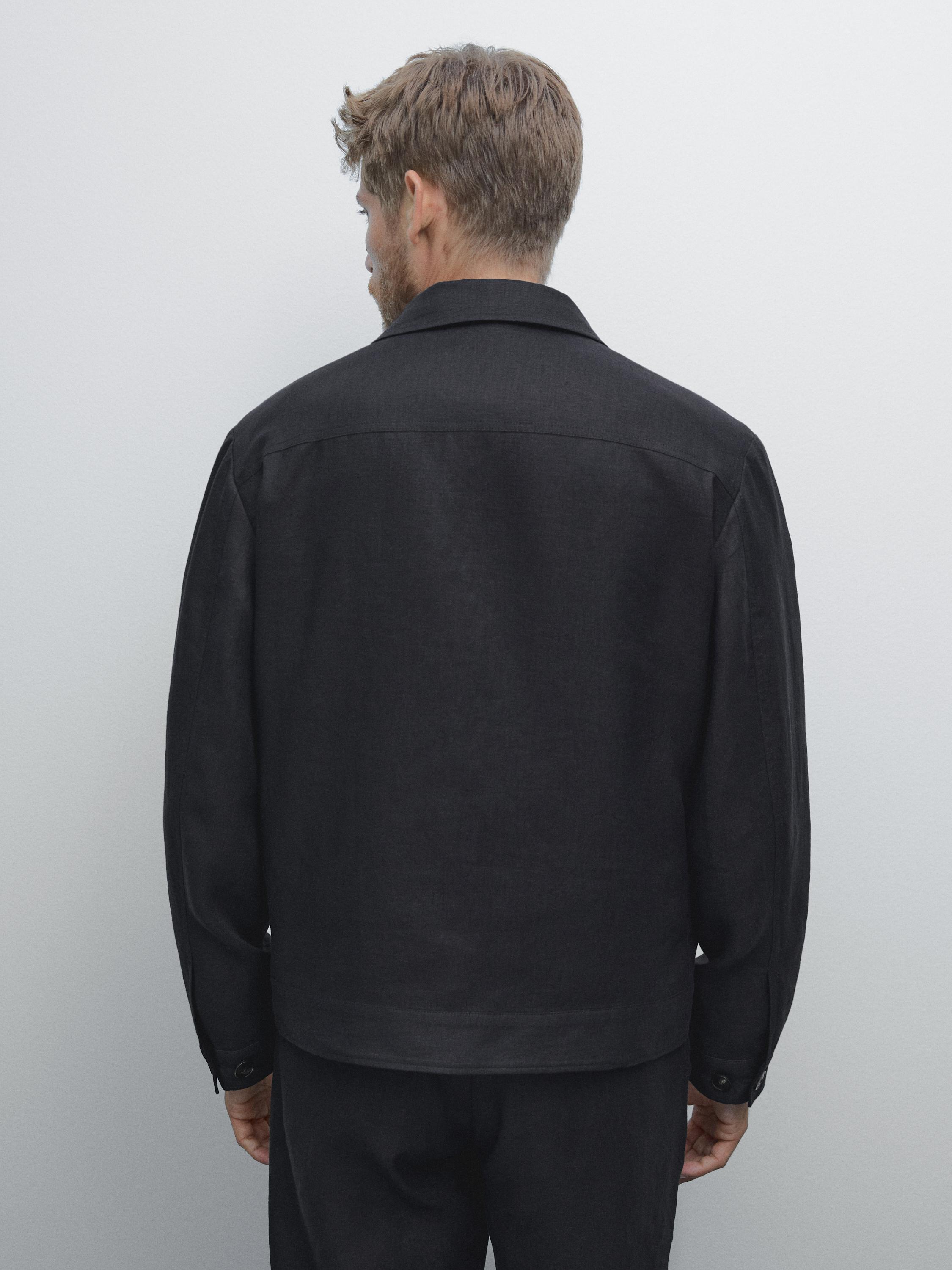 Blouson total look 100 % lin