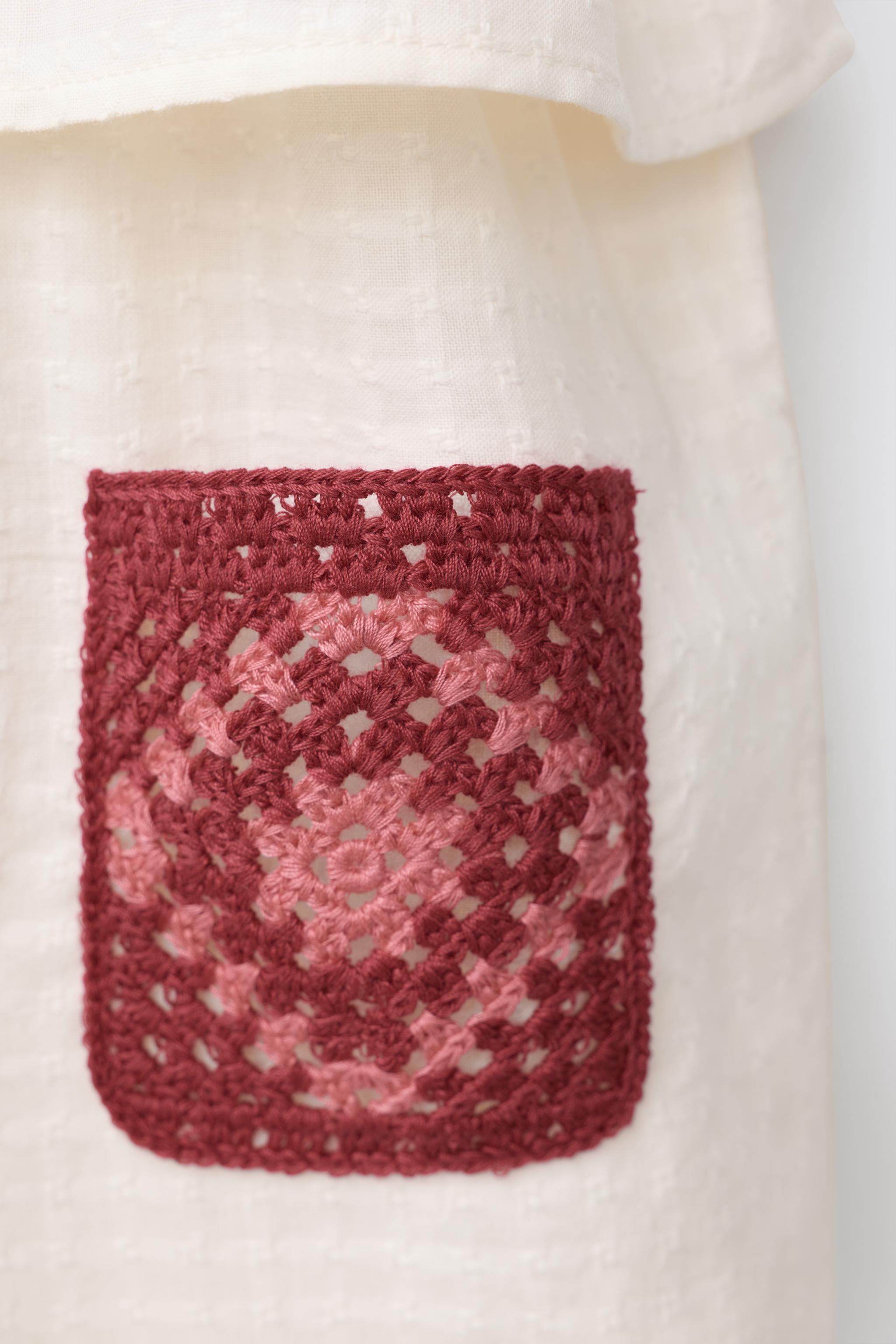COMBINAISON À POCHES EN CROCHET