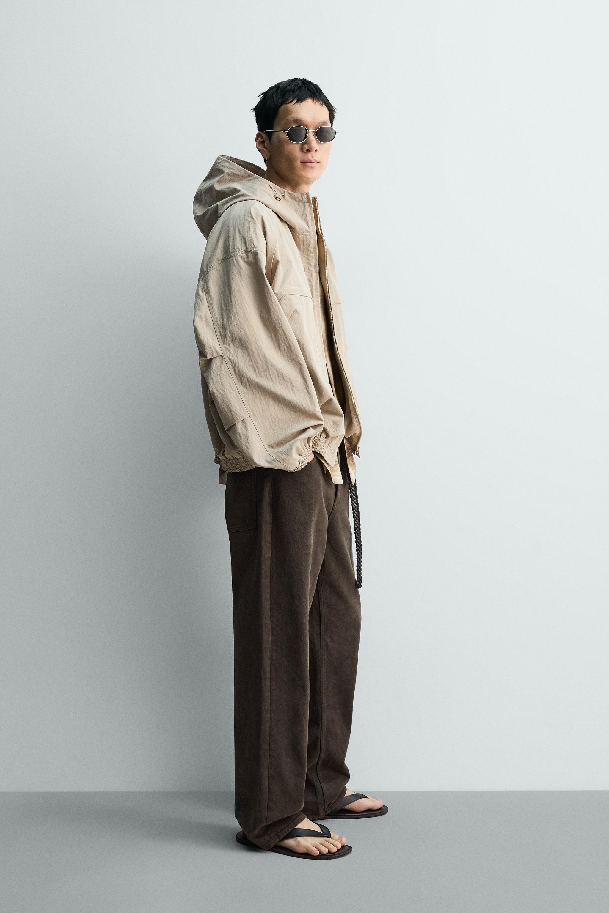 リラックスフィットテクニカルジャケット - ベージュ | ZARA Japan / 日本