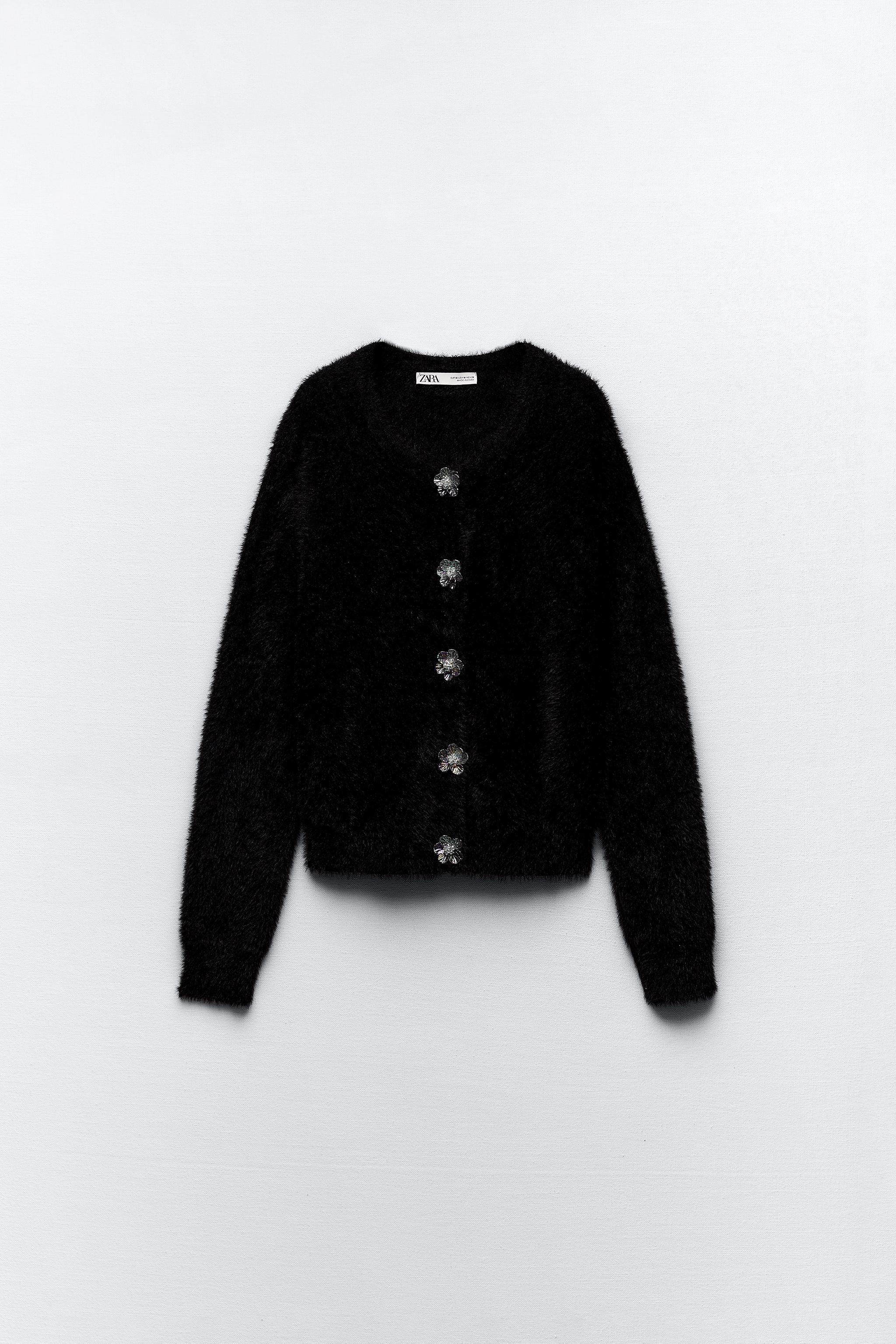 Zara heart cardigan sale