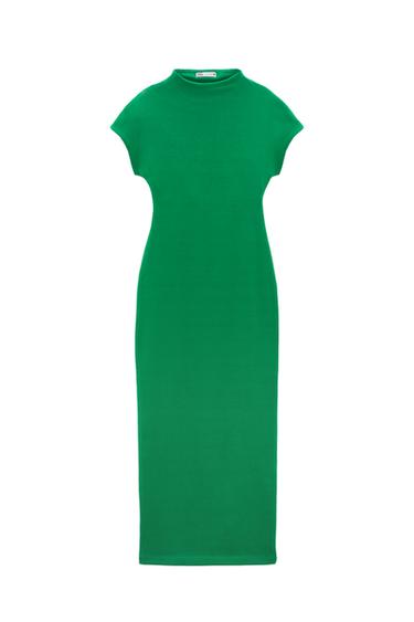 COTTON MIDI DRESS