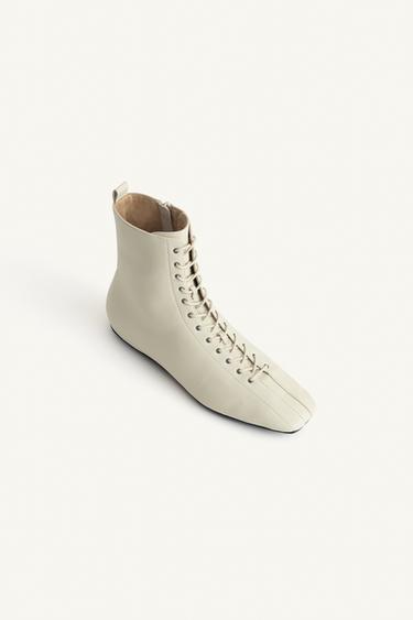 LTHR FLT NKL BTS 16 - Blanc écru de Zara - Image 3